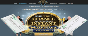 Casino Kingdom welcome bonus