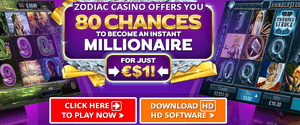 Zodiac Casino welcome bonus